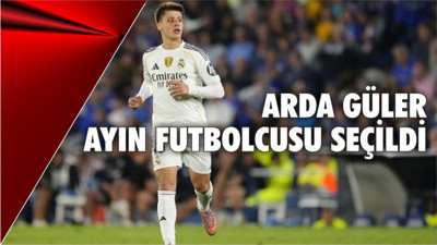 Arda Güler Ekim Ayının Futbolcusu Seçildi
