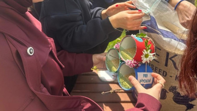 Balıkesir'de üniversite öğrencileri kuşlar için yuva yaptı