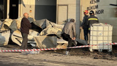 Kocaeli'de yangın çıkan fabrikada bilirkişi heyeti inceleme yaptı