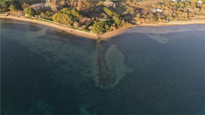 Balıkesir Erdek'te Şaşırtan Deniz Çekilmesi: Hytos Antik Limanı 2 Bin Yıl Sonra Yeniden Ortaya Çıktı