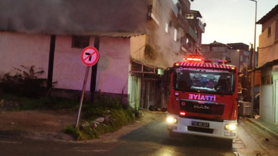 Balıkesir’in Karesi İlçesinde İşyeri Yangını
