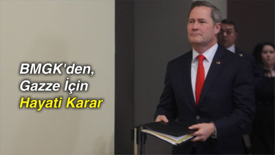BMGK'den, Gazze İçin Hayati Karar