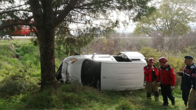 Balıkesir Gönen–Biga Yolunda Tek Taraflı Kaza: 3 Yaralı