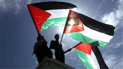 Filistin Devlet Başkan Yardımcısı ile eski İngiltere Başbakanı Blair görüştü