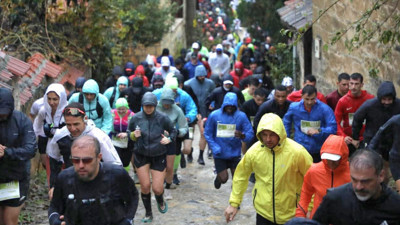 Yağmur Altında İda Ultra Maraton Heyecanı