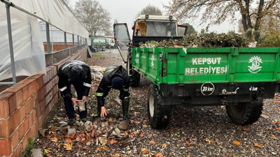Kepsut Belediyesi İlçe Genelinde Hizmet Mesaisini Sürdürdü
