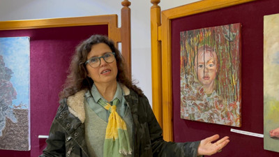 13 Sanatçının Eserleri Savaşın İzlerini Taşıyor