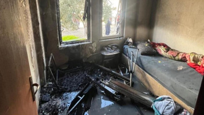 Ayvalık’ta Ev Yangını: Daire Küle Döndü