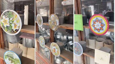 Balıkesir’de Baca Kapakları Sanata Dönüştü