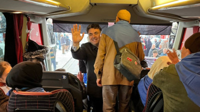 Havran Belediye Başkanı Emin Ersoy Umre Kafilesini Uğurladı