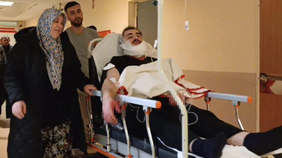 Tartıştığı kuzenini falçata ile yüzünden yaraladı