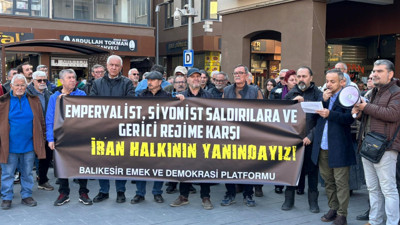 Balıkesir’de İran Açıklaması