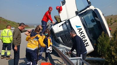Susurluk’ta TIR Kazası: 1 Yaralı
