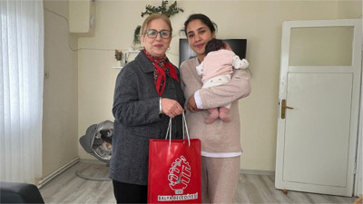 Balya’da Belma Gaga Yeni Doğum Yapan Aileleri Ziyaret Etti