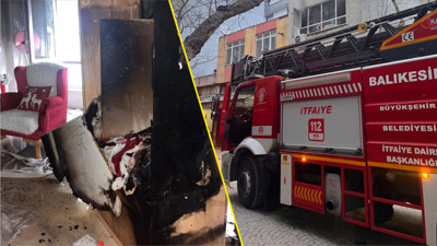 Erdek’te Yangın: Dumandan Etkilenen 1 Kişi Hastanede!