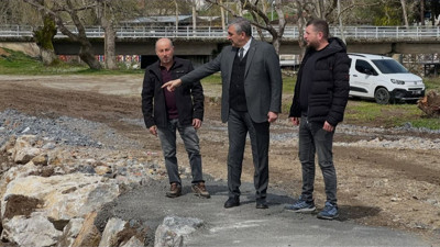 Balya Kadıköy Mahallesi’nde Köprü Çalışmaları Sürüyor