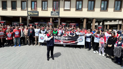 Balıkesir'de Eğitim-Bir-Sen'den Şiddet Protestosu
