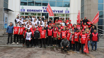 Edremit’te 1 Mayıs coşkuyla kutlandı