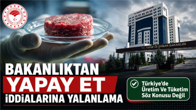 Tarım Ve Orman Bakanlığı’ndan Yapay Et Açıklaması