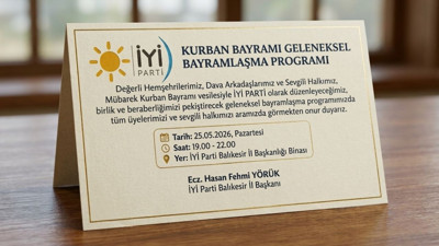 İYİ Partide Kurban Bayramı Bayramlaşma Töreni