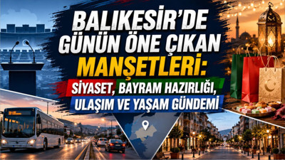 Balıkesir’de Günün Öne Çıkan Manşetleri: Siyaset, Bayram Hazırlığı, Ulaşım Ve Yaşam Gündemi