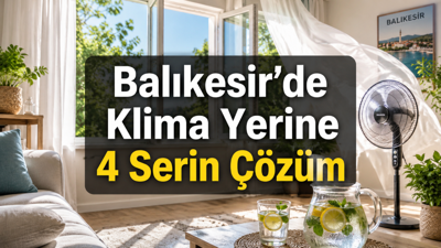 Balıkesir’de Klima Açmadan Serin Kalmanın 4 Yolu