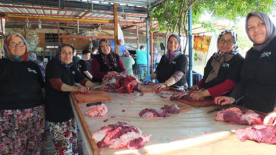 Burhaniye’de Kadınların 4 Yıllık Kurban Mesaisi