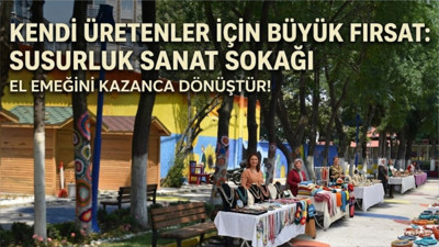 Susurluk'ta Sanat Sokağı Stant Başvuruları Başladı!