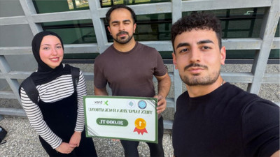 BAÜN’lü 3 Öğrenciden Hackathon’da Birincilik