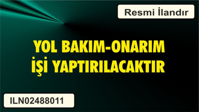 Balıkesir Orman Bölge Müdürlüğü Yol Bakım İhalesi