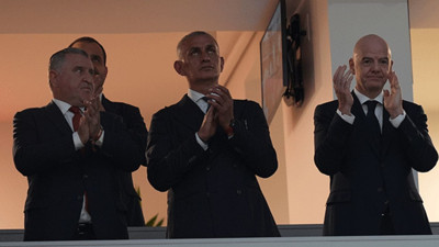 FIFA Başkanı Gianni Infantino, Türkiye - Avustralya maçında