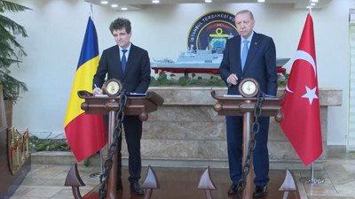 Cumhurbaşkanı Erdoğan, Romanya Cumhurbaşkanı Dan ile görüştü