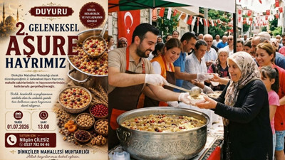 Dinkçiler’de Geleneksel Aşure Hayrı