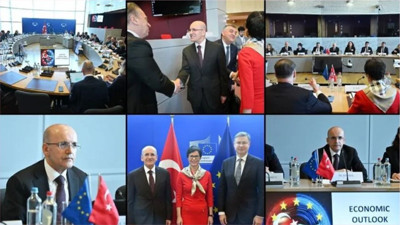 Türkiye-AB Yüksek Düzeyli Ekonomik Diyalog Toplantısı Dolmabahçe'de gerçekleştirildi
