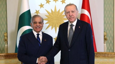 Cumhurbaşkanı Erdoğan, Pakistan Başbakanı Şerif'i kabul etti
