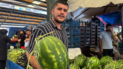 Balıkesir Pazarında Karpuz Sezonu Başladı