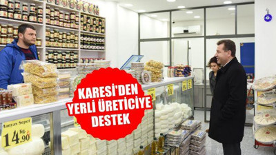 Karesi'den yerli üreticiye destek