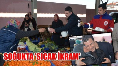 Soğukta 'Sıcak İkram'