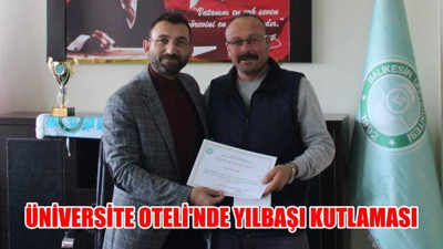 Üniversite Oteli’nde yılbaşı kutlaması