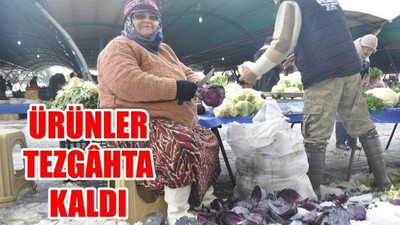 Ürünler Tezgahta Kaldı