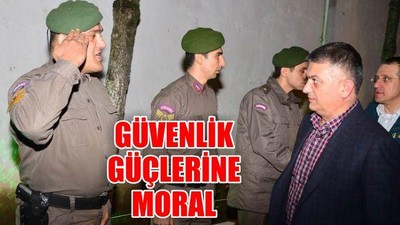 Güvenlik güçlerine moral