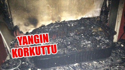 Yangın korkuttu