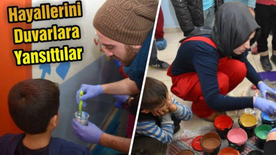 Hayallerini Duvarlara Yansıttılar