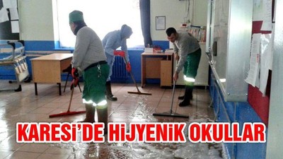 Karesi'de Hijyenik Okullar