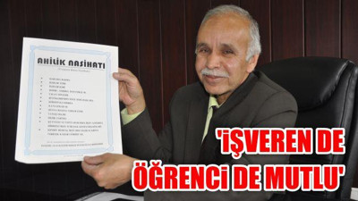 'İşveren de öğrenci de mutlu'