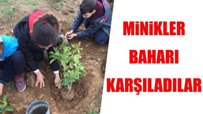 Minikler baharı karşıladılar