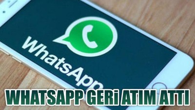 WhatsApp geri adım attı