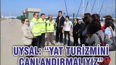 BAŞKAN NECDET UYSAL: “YAT TURİZMİNİ CANLANDIRMALIYIZ”