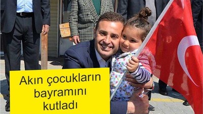 AKIN, ÇOCUKLARIN BAYRAMINI KUTLADI