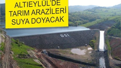 ALTIEYLÜL’DE TARIM ARAZİLERİ SUYA DOYACAK